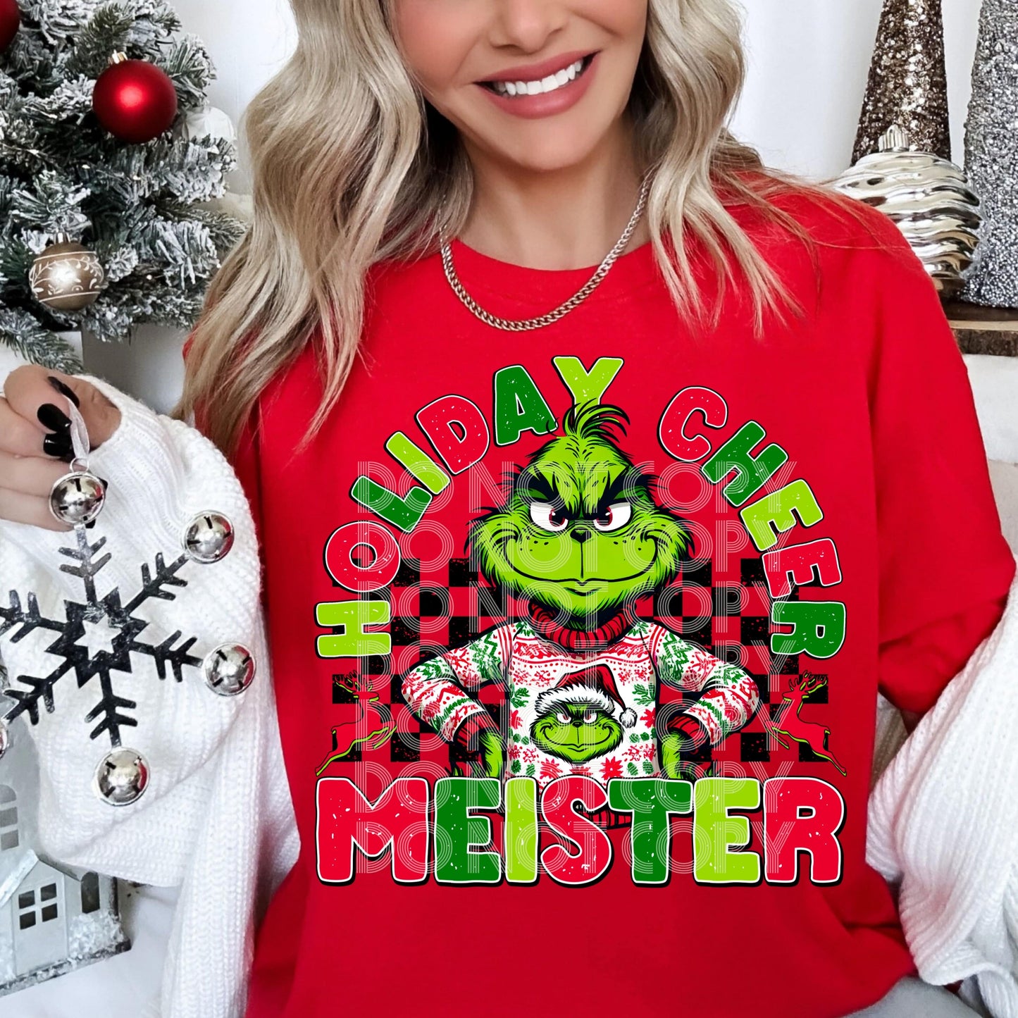 Holiday Cheer Meister #3905 - Ready to Press DTF Transfer Full Color