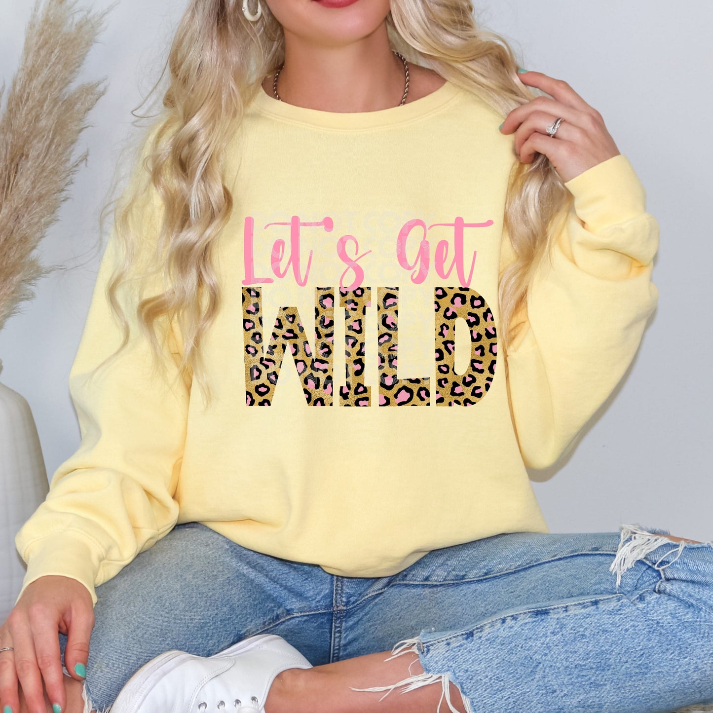 Let's Get Wild #4077 - Ready to Press DTF Transfer Full Color