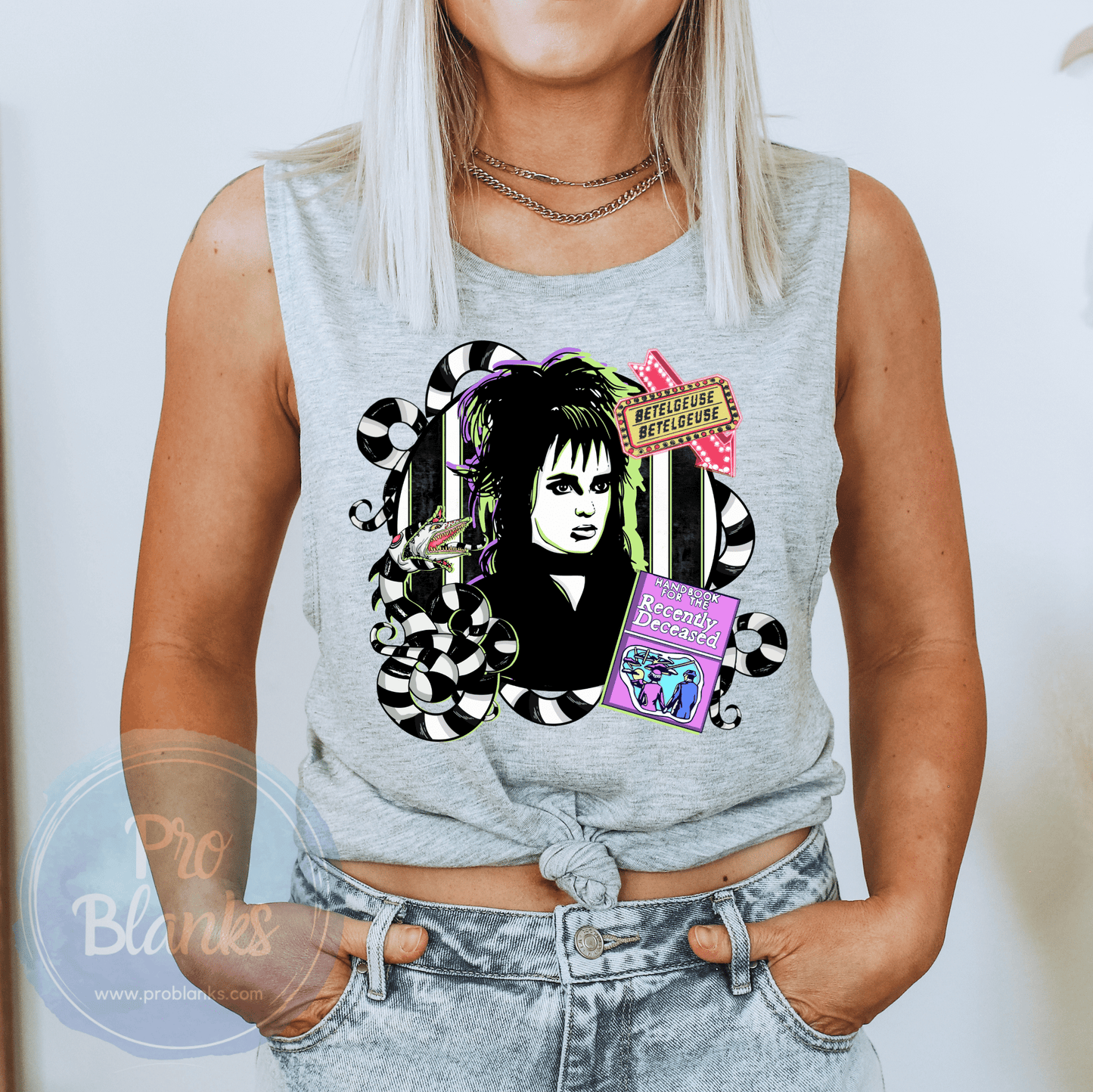 Lydia Beetlejuice- Ready to Press DTF Transfer Full Color