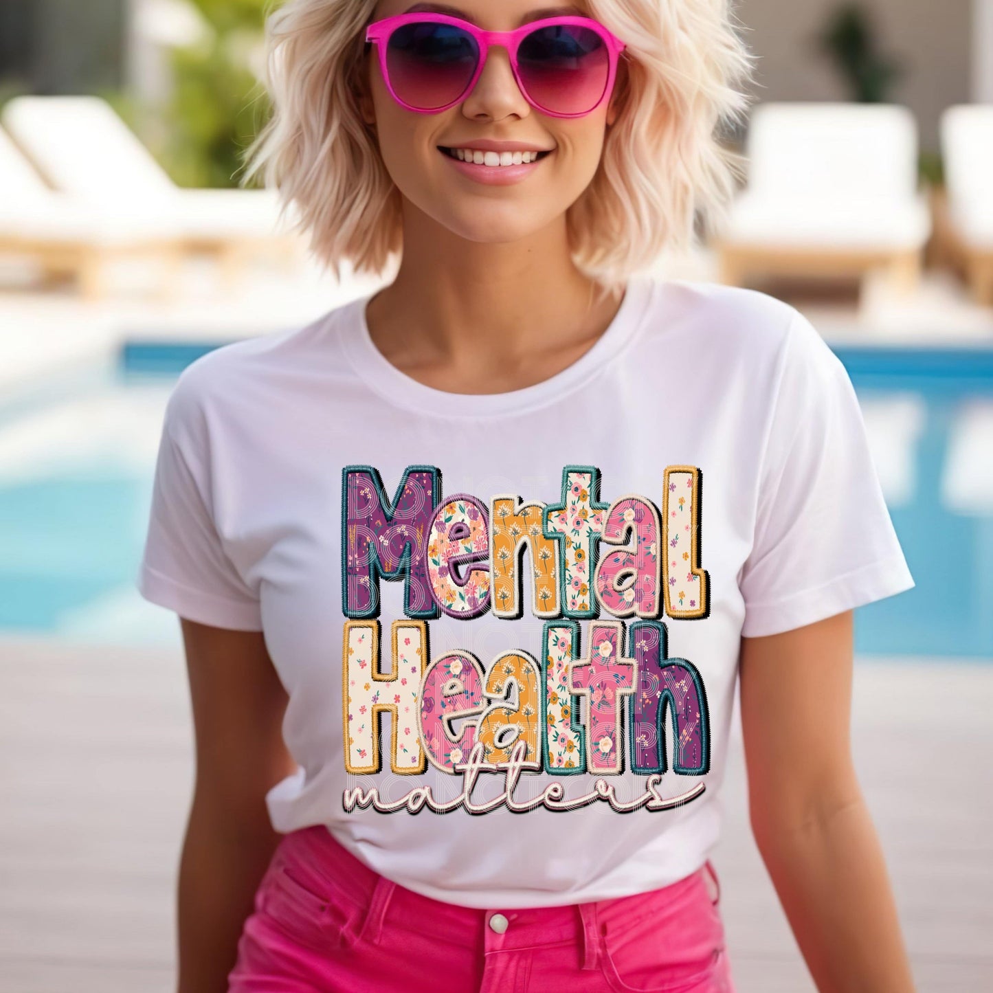 Mental Health Matters #3247- Ready to Press DTF Transfer Full Color