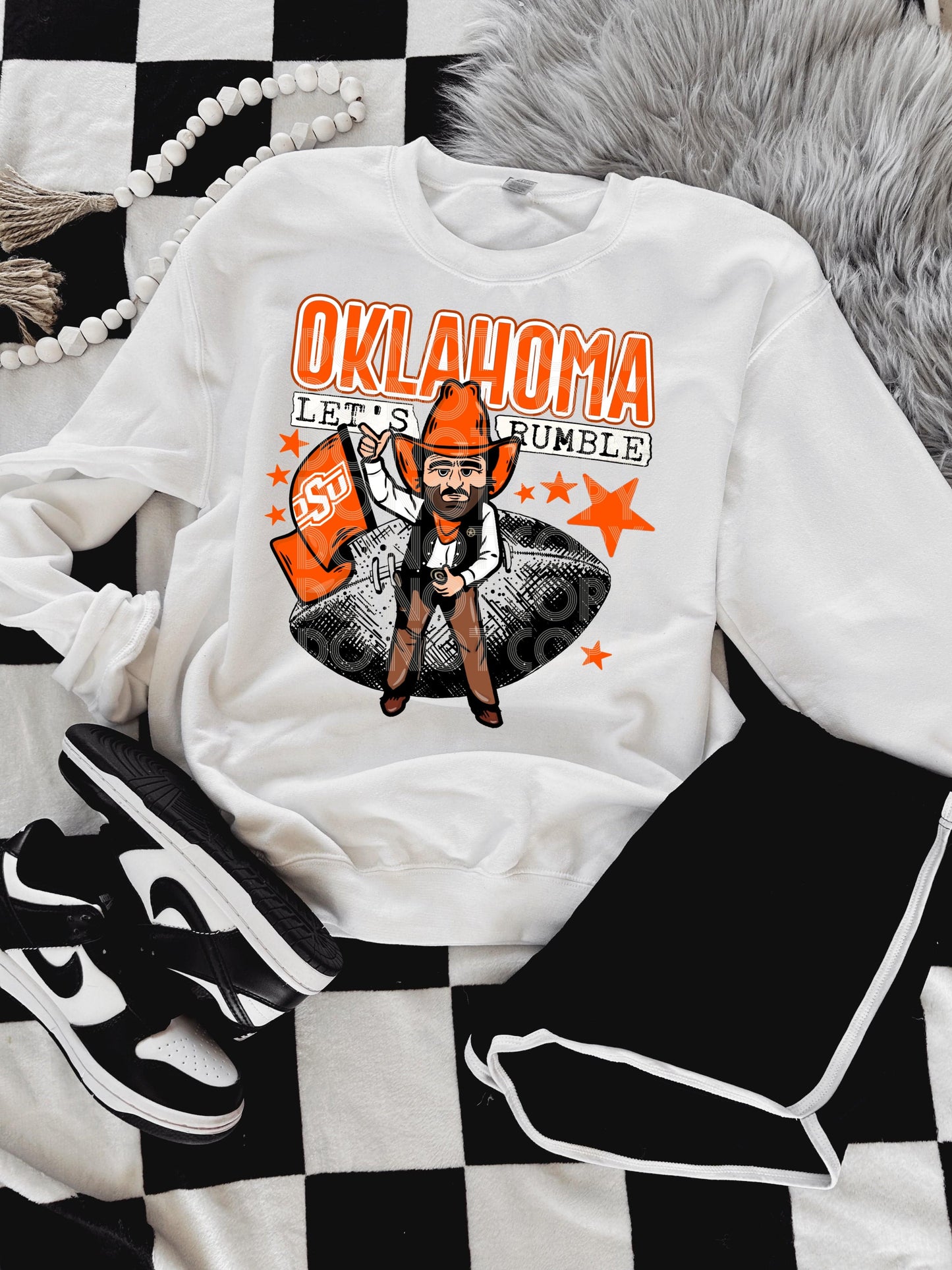 Oklahoma #3790 - Ready to Press DTF Transfer Full Color