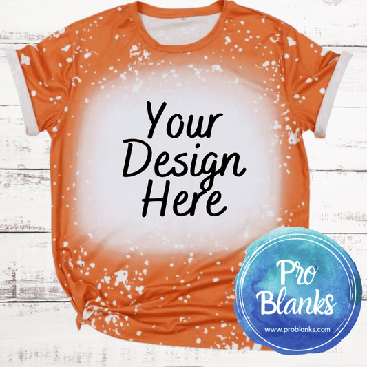 Orange Faux Bleach Mock-Up Digital Download