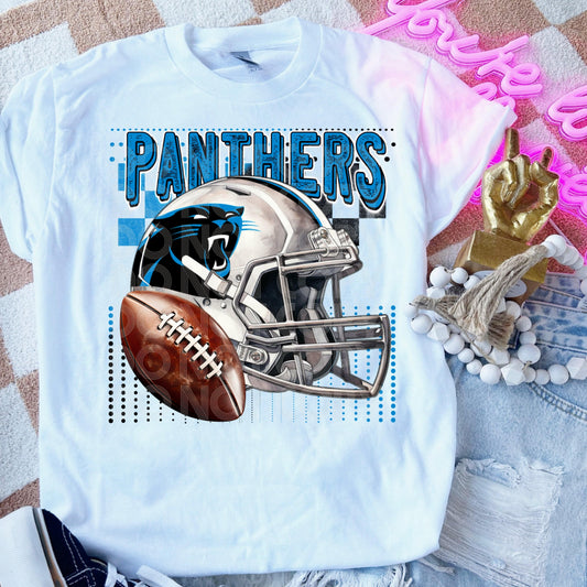 Panthers #3532 - Ready to Press DTF Transfer Full Color