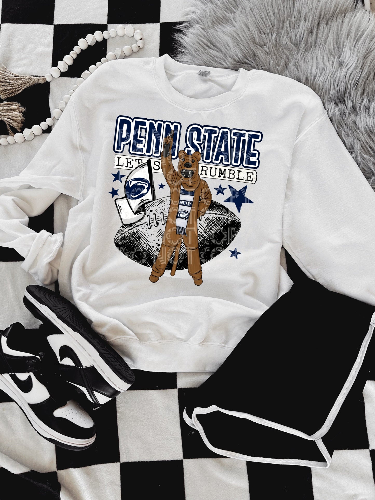 Penn State #3777 - Ready to Press DTF Transfer Full Color