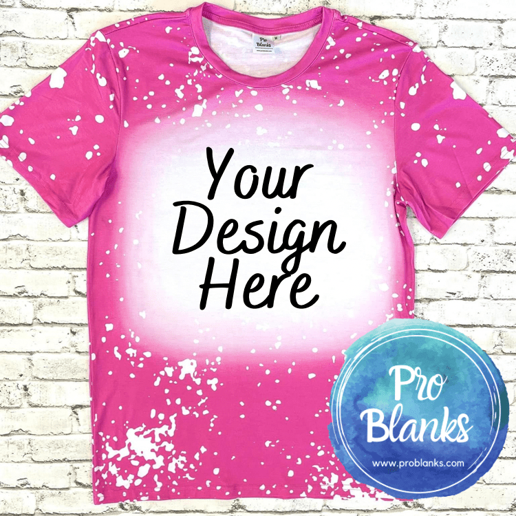 Pink Faux Bleach Mock-Up Digital Download