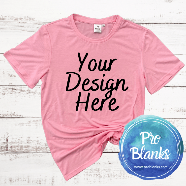 Pink Tee Mock-Up Digital Download