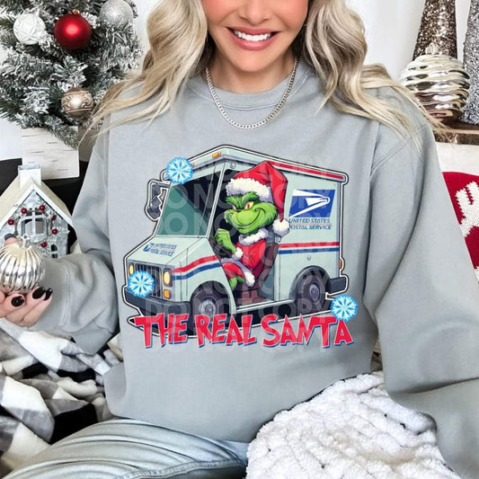 Post Office Grinch #1169 - Ready to Press DTF Transfer Full Color