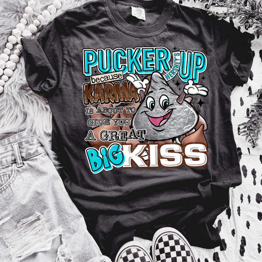 Pucker Up #3379 - Ready to Press DTF Transfer Full Color