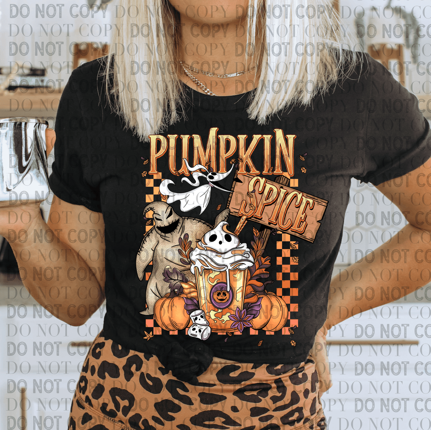 Pumpkin Spice- Ready to Press DTF Transfer Full Color