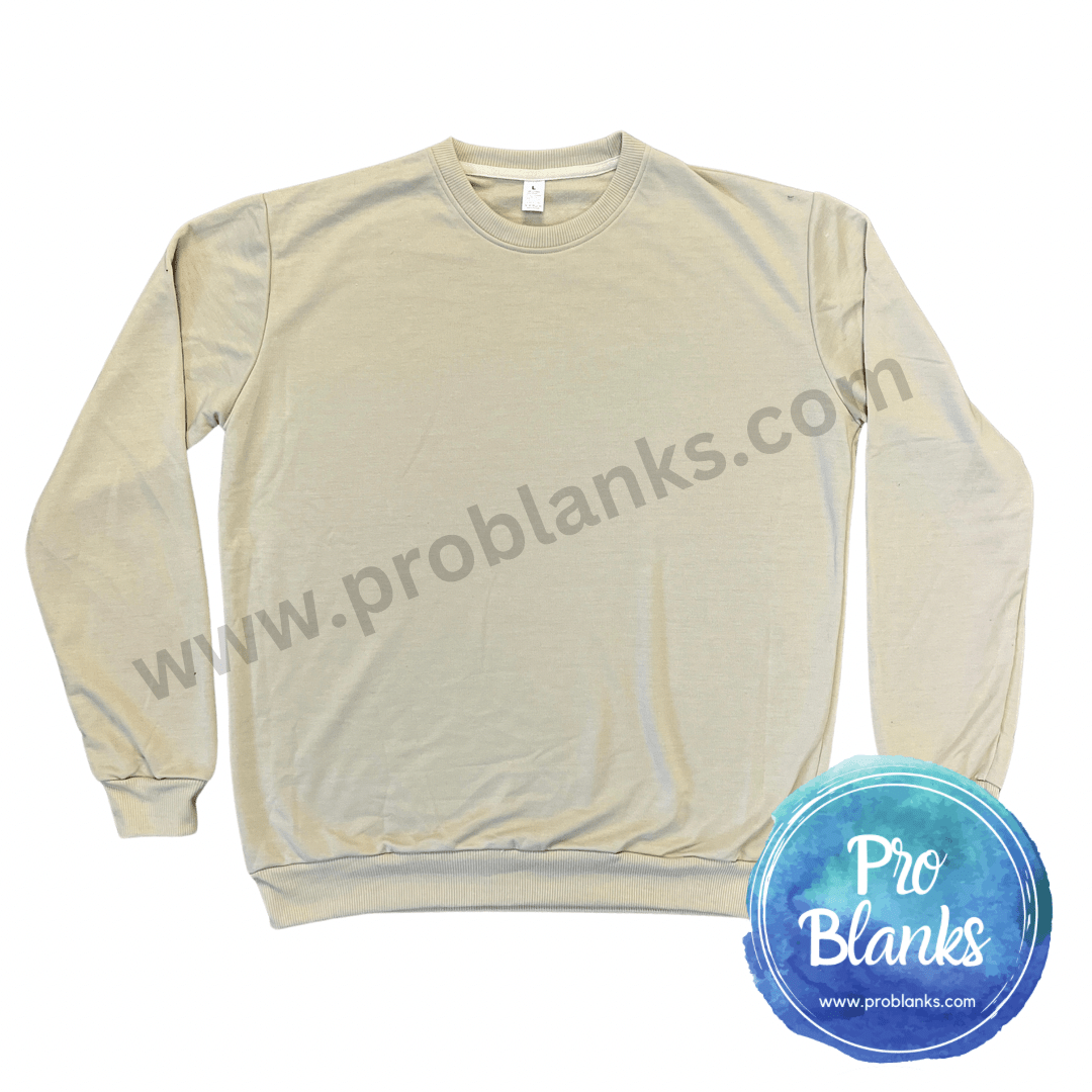 RTS - High Quality 100% Polyester Crewneck Sweatshirt