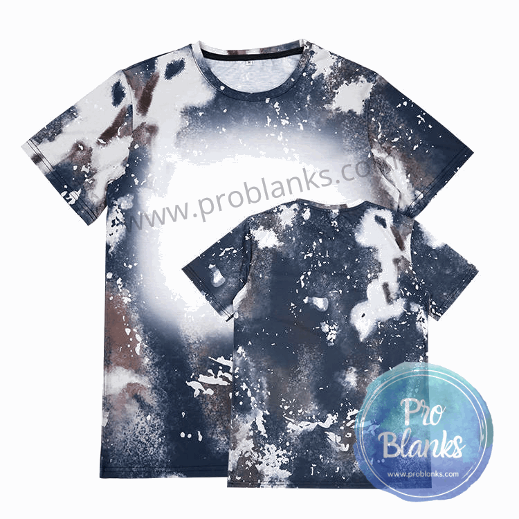 *SALE* - RTS ADULT - Midnight Moon - Faux Bleached 100% Polyester T-shirts