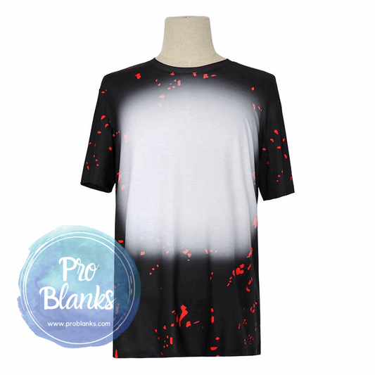 *SALE* RTS - Black Bloody Hands- Faux Bleached 100% Polyester T-shirts