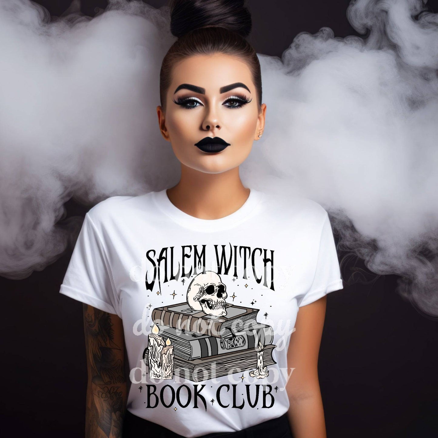 Salem Witch - Ready to Press DTF Transfer Full Color