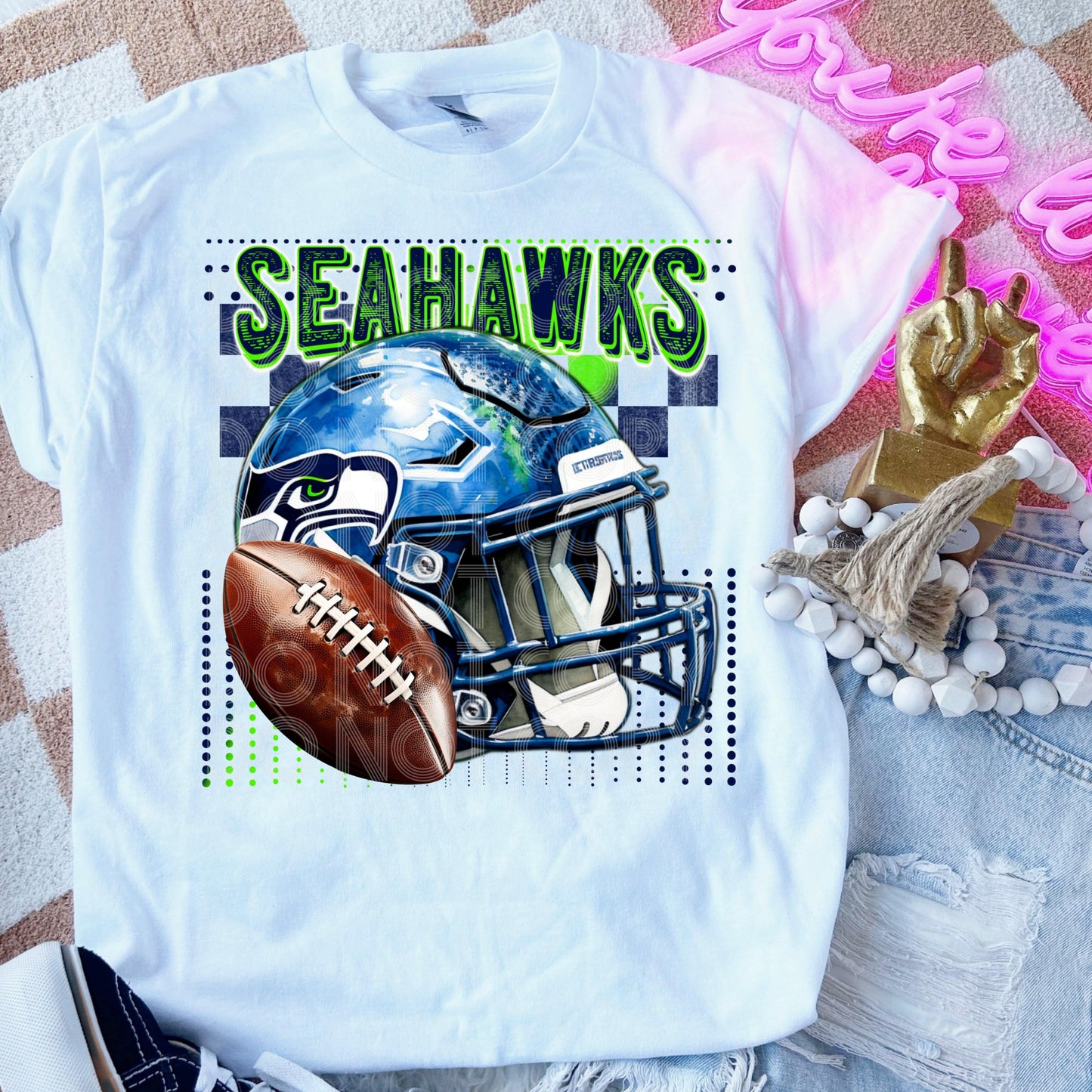 Seahawks #3514 - Ready to Press DTF Transfer Full Color