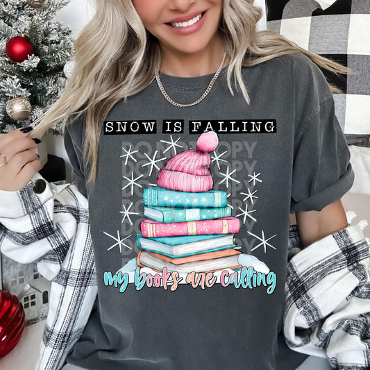 Snow Is Falling #3986 - Ready to Press DTF Transfer Full Color