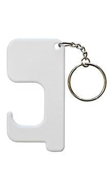 Sublimation Ready Door Grabber Germ Keychain - READY to SHIP