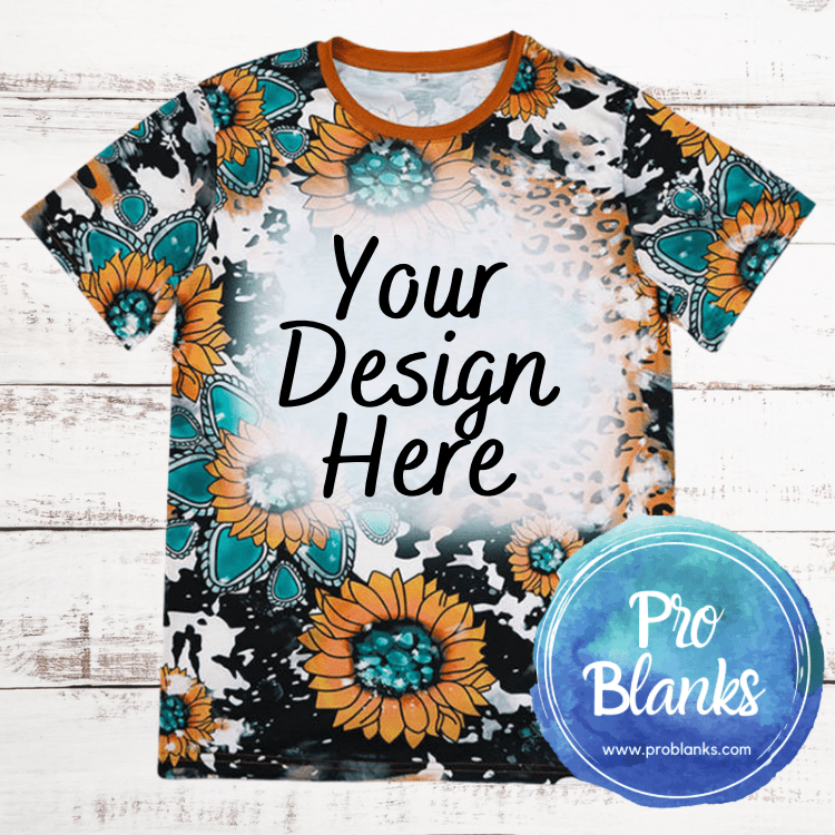 Sunflower Faux Bleach Mock-Up Digital Download