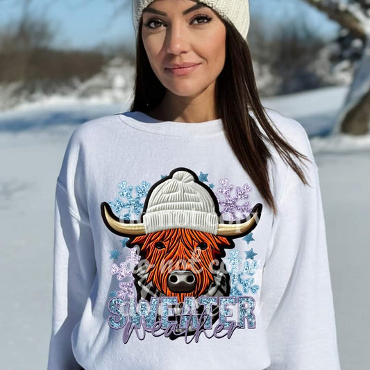 Sweater Weather - Ready to Press DTF Transfer Full Color