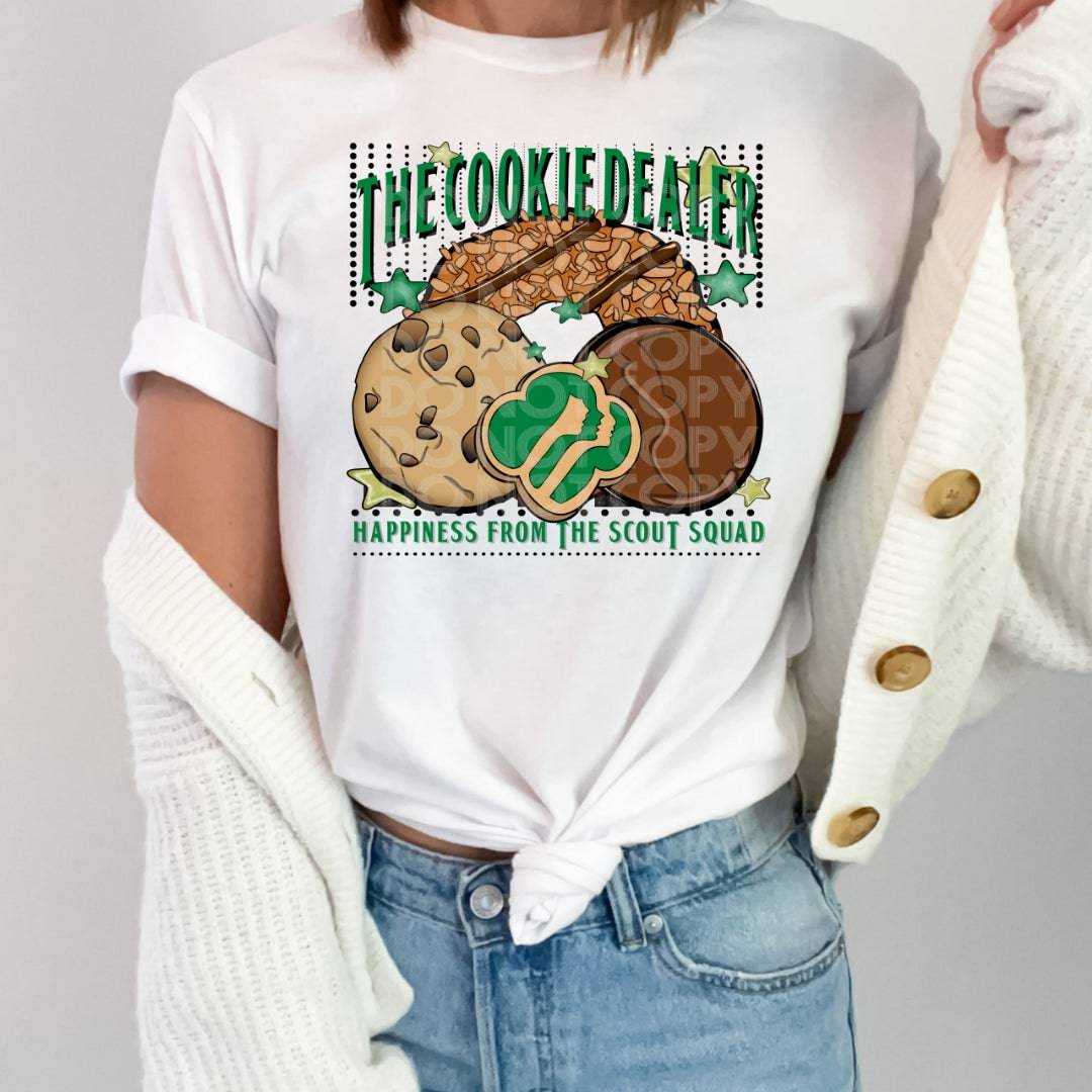 The Cookie Dealer #1448  - Ready to Press DTF Transfer Full Color