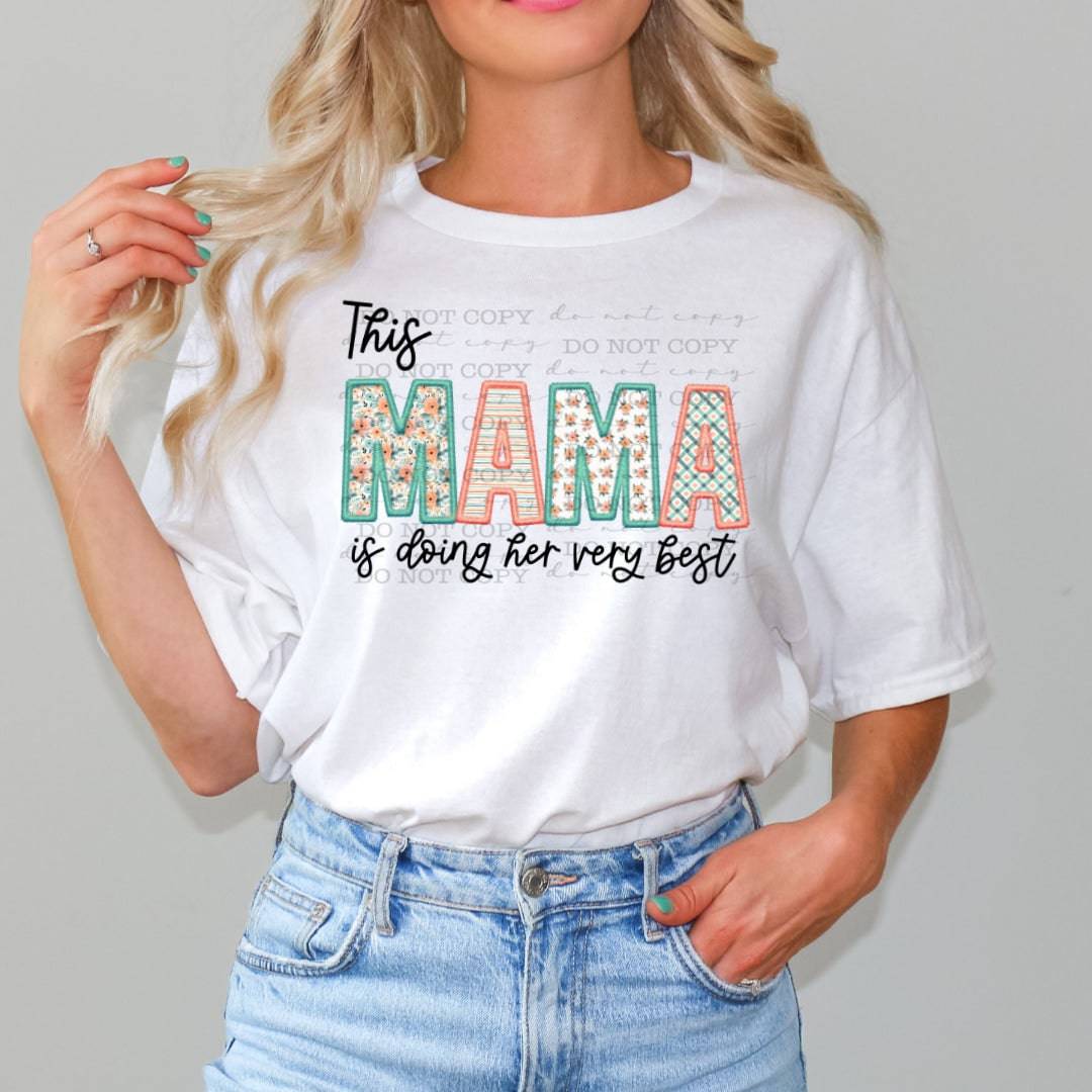 This Mama #2062 - Ready to Press DTF Transfer Full Color