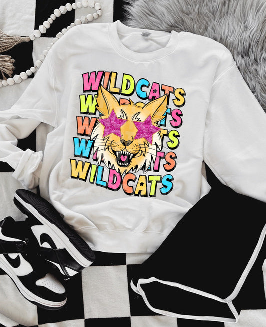 Wildcats #3976 - Ready to Press DTF Transfer Full Color