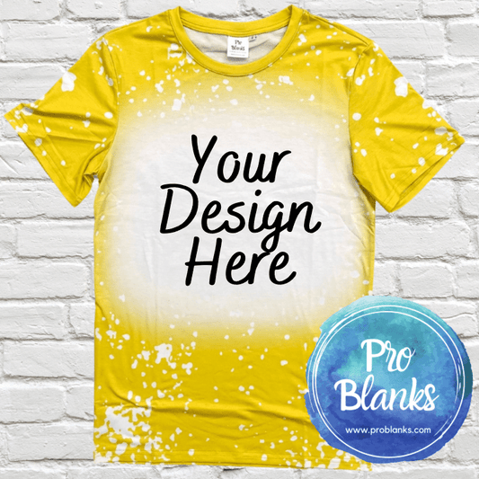 Yellow Faux Bleach Mock-Up Digital Download