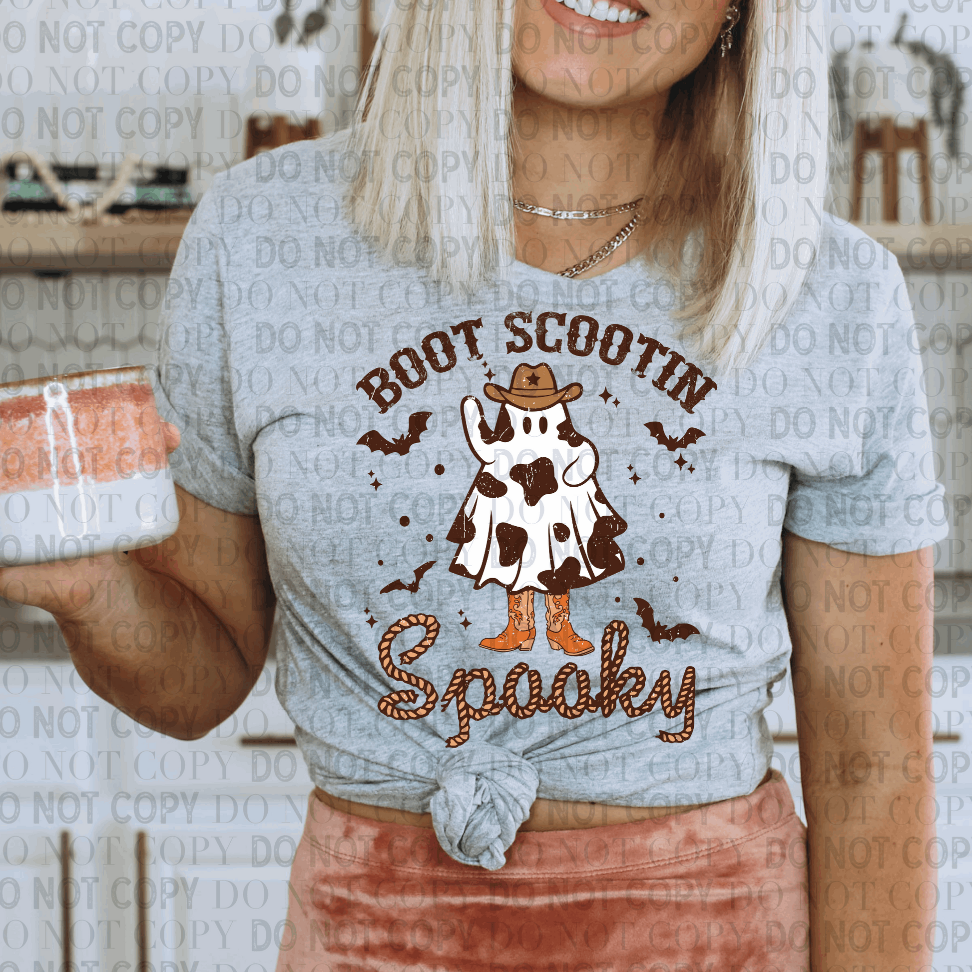 Boot Scootin Spooky - Ready to Press DTF Transfer Full Color