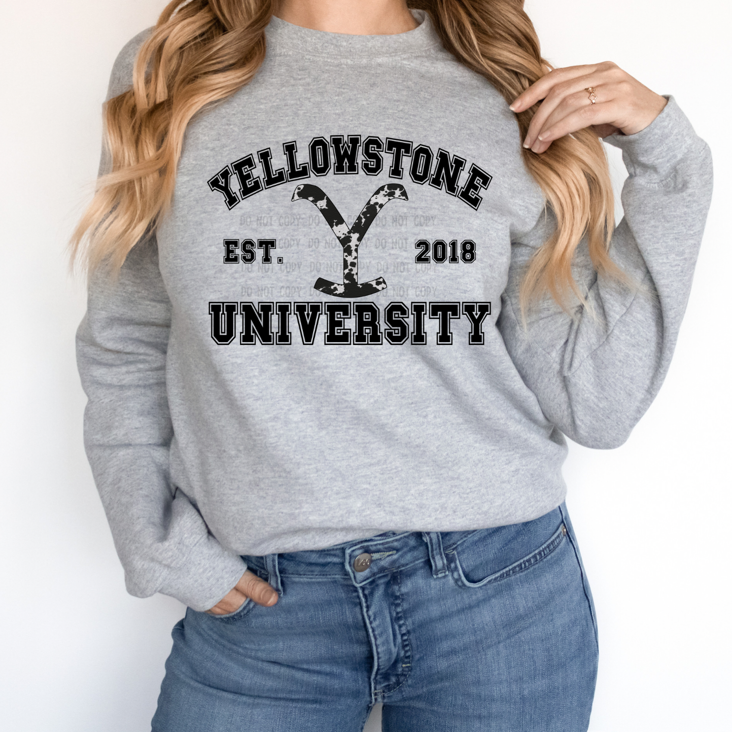 Yellowstone University- Ready to Press DTF Transfer Full Color - Pro Blanks